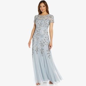 New with tags Adrianna Papell Hand beaded Gown